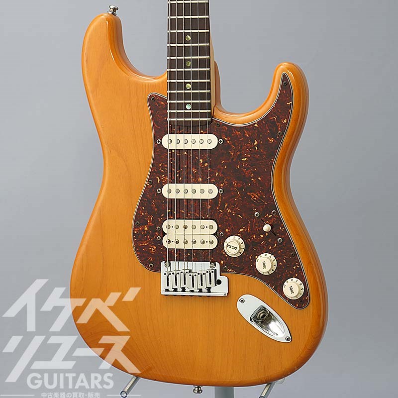 Fender USA American Deluxe Stratocaster SCN HSS (Amber)の画像